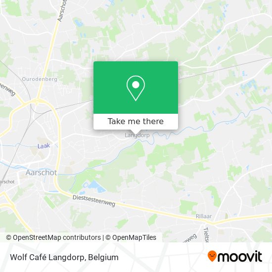 Wolf Café Langdorp map