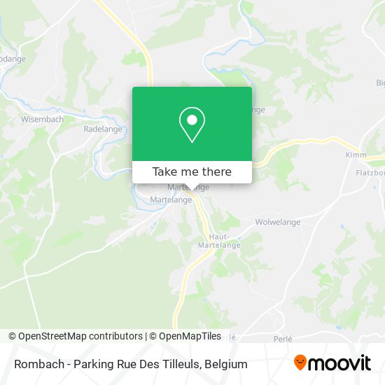 Rombach - Parking Rue Des Tilleuls map