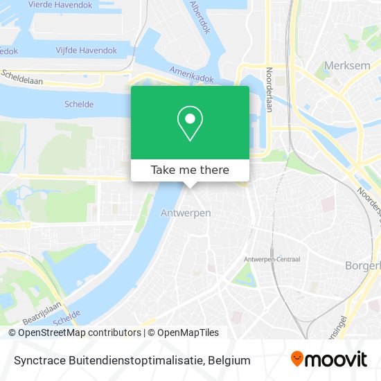 Synctrace Buitendienstoptimalisatie map