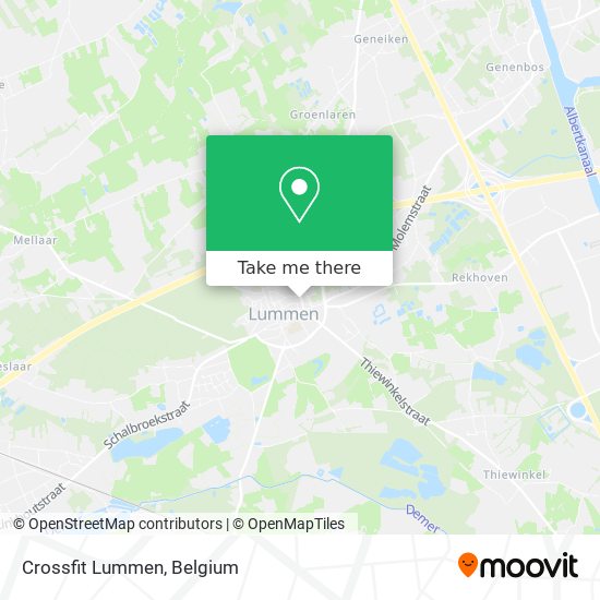 Crossfit Lummen map