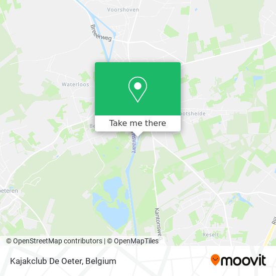 Kajakclub De Oeter map