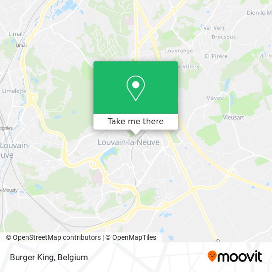 Burger King map