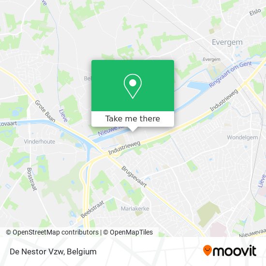 De Nestor Vzw map