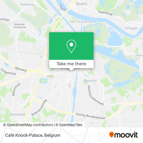 Café Knock-Palace map
