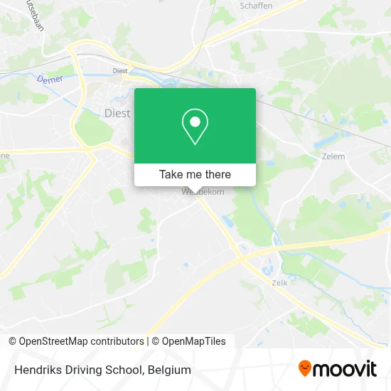 Hendriks Driving School map