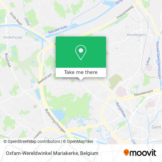 Oxfam-Wereldwinkel Mariakerke plan