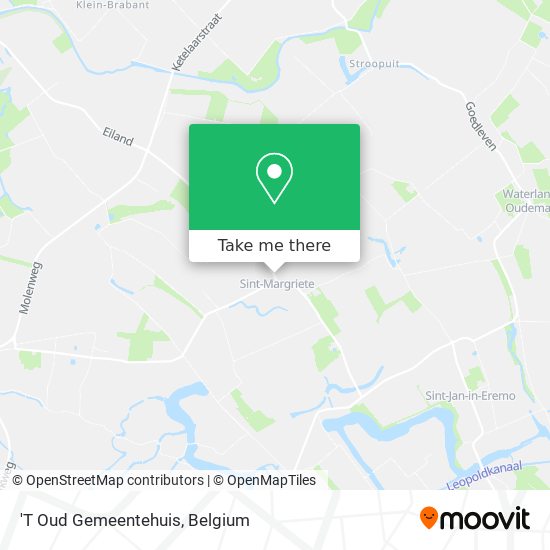 'T Oud Gemeentehuis map