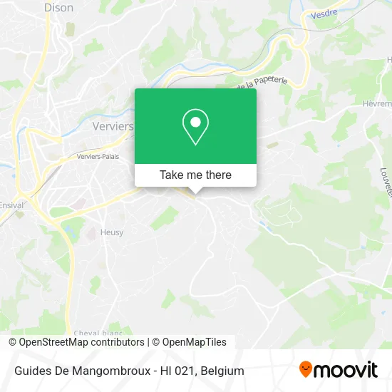 Guides De Mangombroux - Hl 021 map