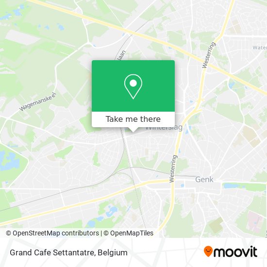 Grand Cafe Settantatre map