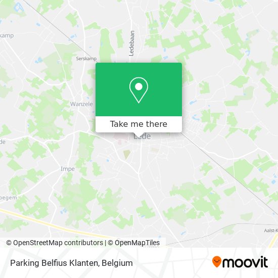 Parking Belfius Klanten map