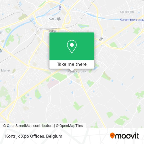 Kortrijk Xpo Offices map