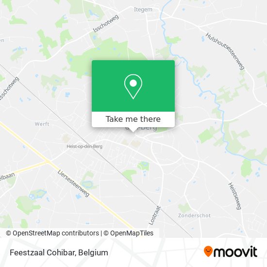Feestzaal Cohibar plan