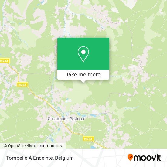 Tombelle À Enceinte plan
