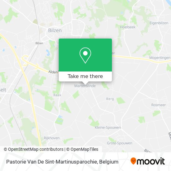 Pastorie Van De Sint-Martinusparochie map