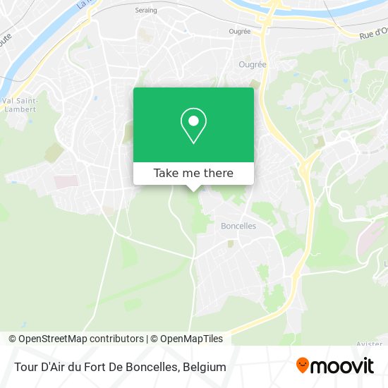 Tour D'Air du Fort De Boncelles map