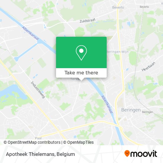 Apotheek Thielemans map