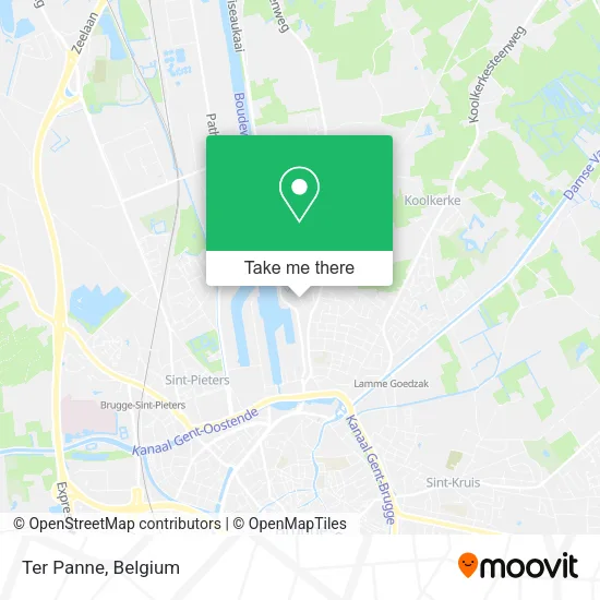 Ter Panne map