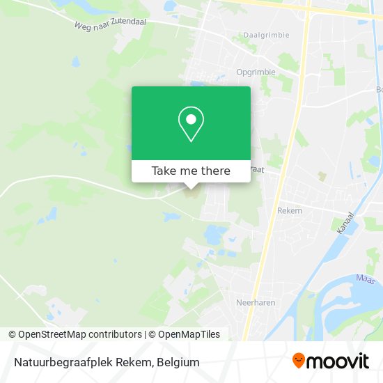 Natuurbegraafplek Rekem plan