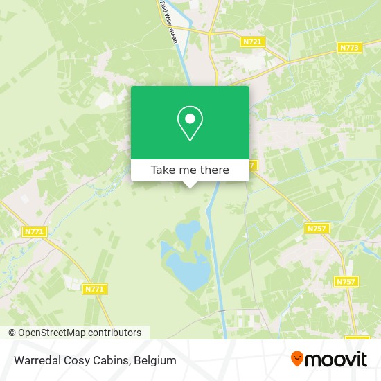 Warredal Cosy Cabins map