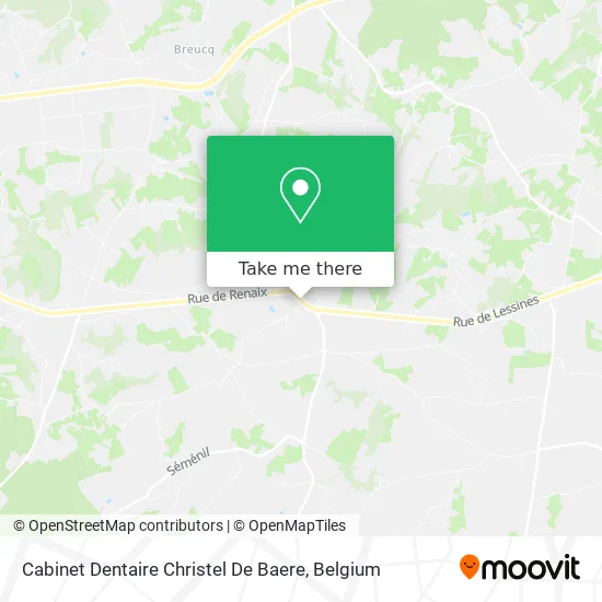 Cabinet Dentaire Christel De Baere map