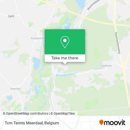 Tcm Tennis Meerdaal map