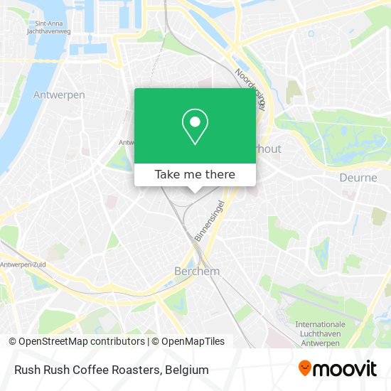 Rush Rush Coffee Roasters map