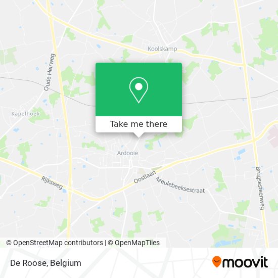 De Roose map