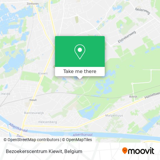 Bezoekerscentrum Kiewit plan