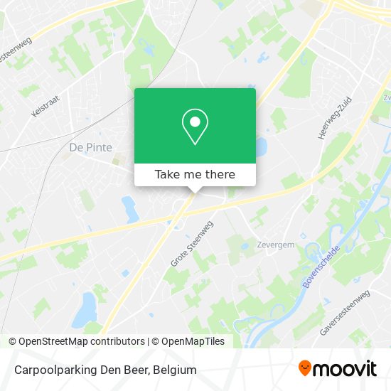 Carpoolparking Den Beer plan