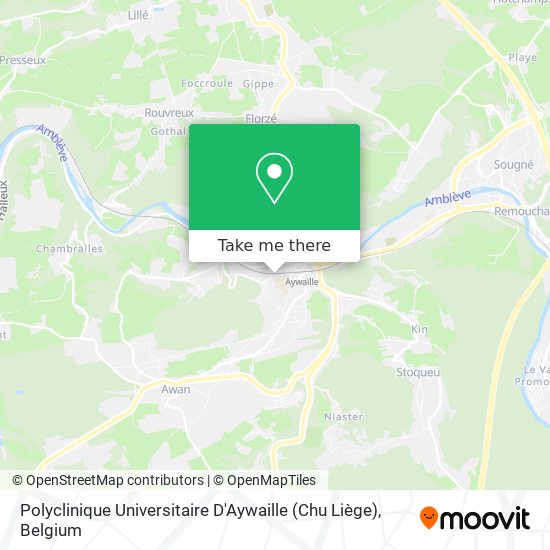 Polyclinique Universitaire D'Aywaille (Chu Liège) map