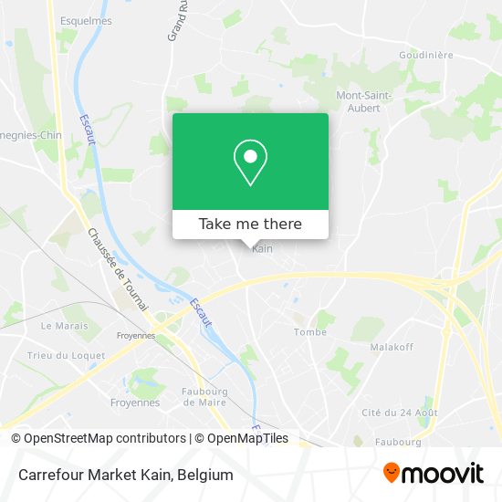 Carrefour Market Kain map