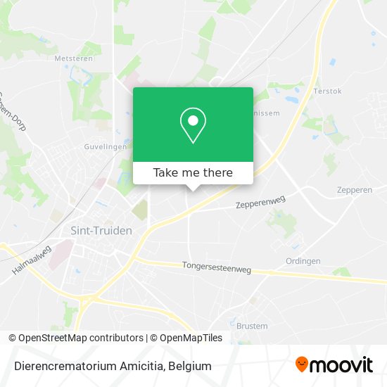 Dierencrematorium Amicitia map