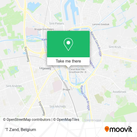'T Zand map