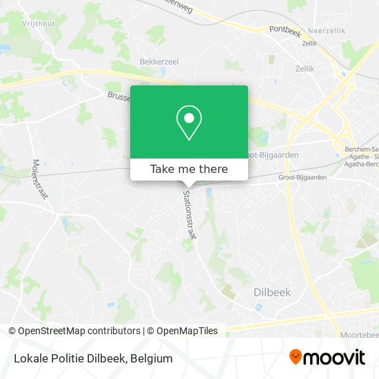 Lokale Politie Dilbeek map