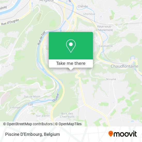 Piscine D’Embourg map