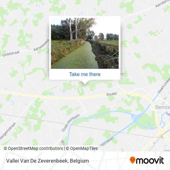 Vallei Van De Zeverenbeek map