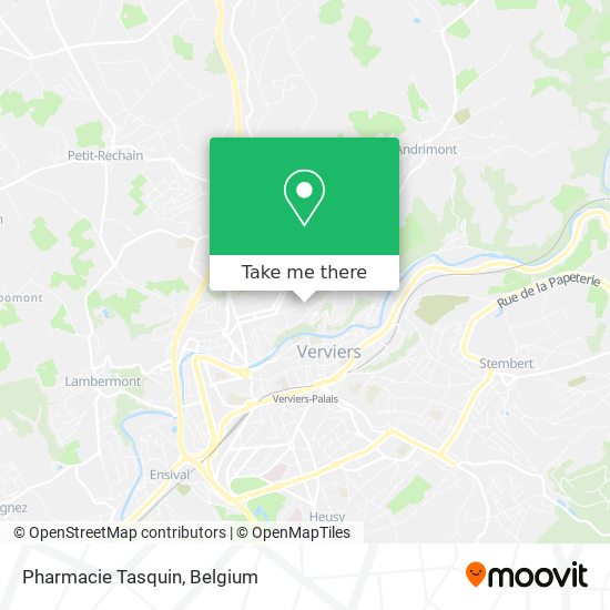 Pharmacie Tasquin map
