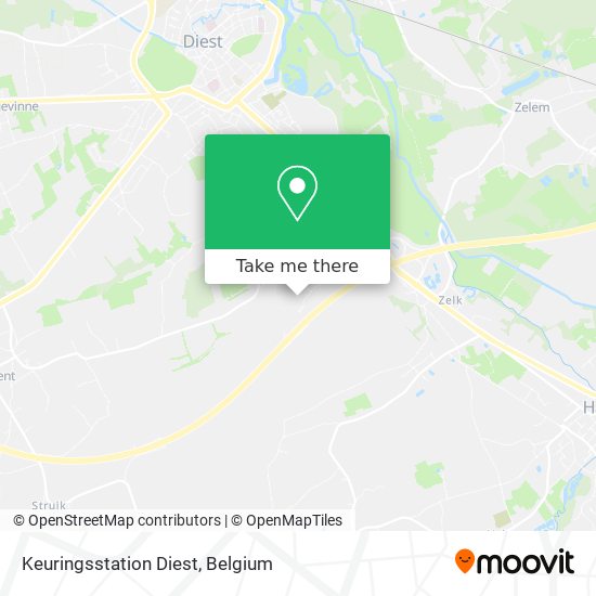 Keuringsstation Diest map
