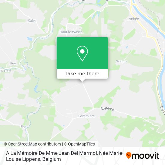 A La Mémoire De Mme Jean Del Marmol, Née Marie-Louise Lippens map