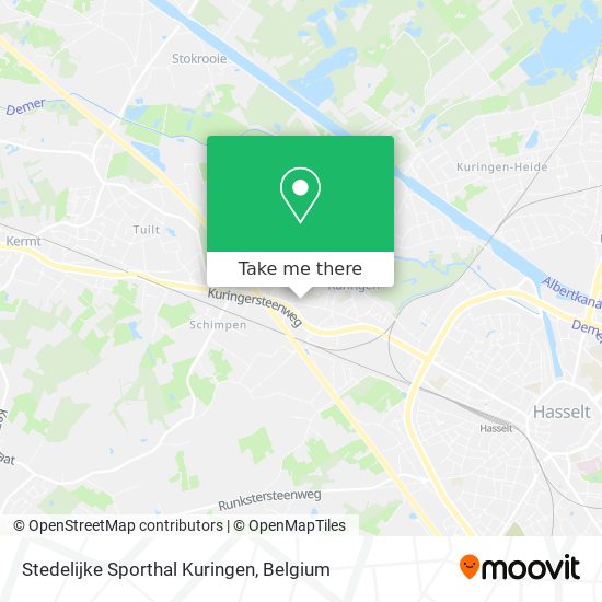 Stedelijke Sporthal Kuringen plan