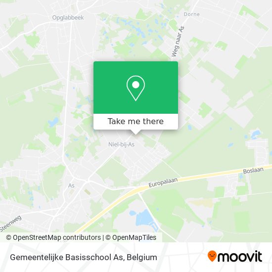 Gemeentelijke Basisschool As plan