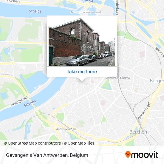 Gevangenis Van Antwerpen map