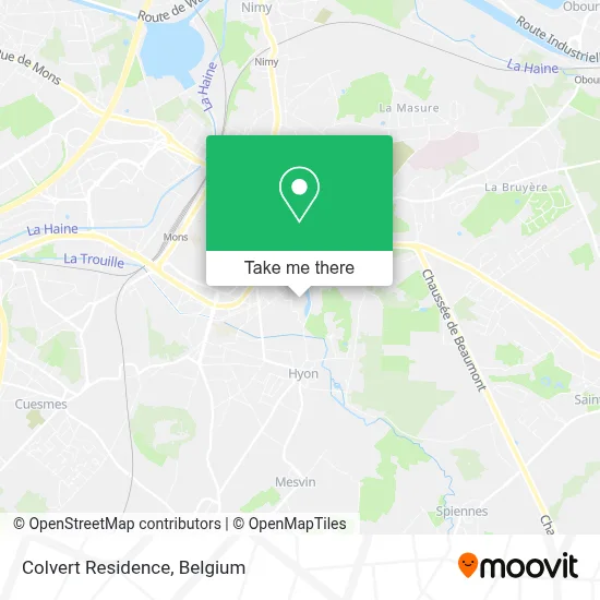 Colvert Residence map