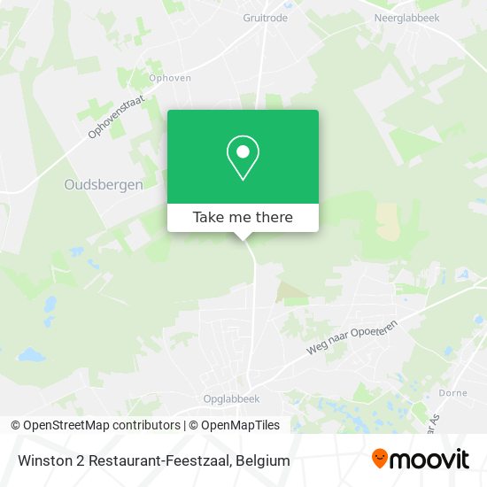 Winston 2 Restaurant-Feestzaal map
