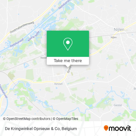 De Kringwinkel Opnieuw & Co map