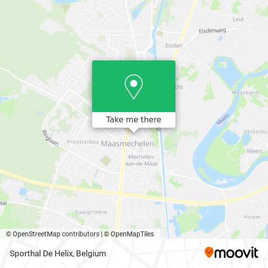 Sporthal De Helix map