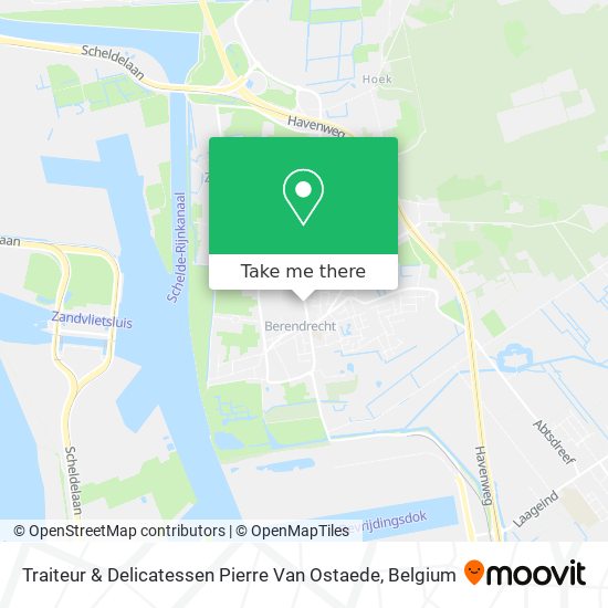 Traiteur & Delicatessen Pierre Van Ostaede map