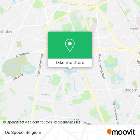 De Spoed map