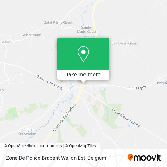Zone De Police Brabant Wallon Est plan