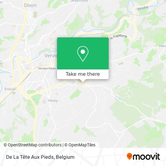 De La Tête Aux Pieds map